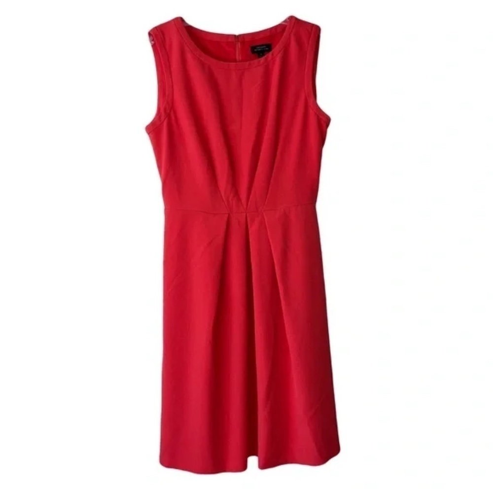 Tahari ASL | Coral Classic Sleeveless A-Line Dress, Size 14
